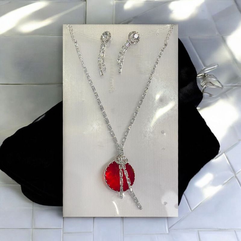 Silver Chain Single Dollar Necklace
