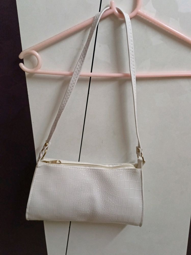 White Sling Bag