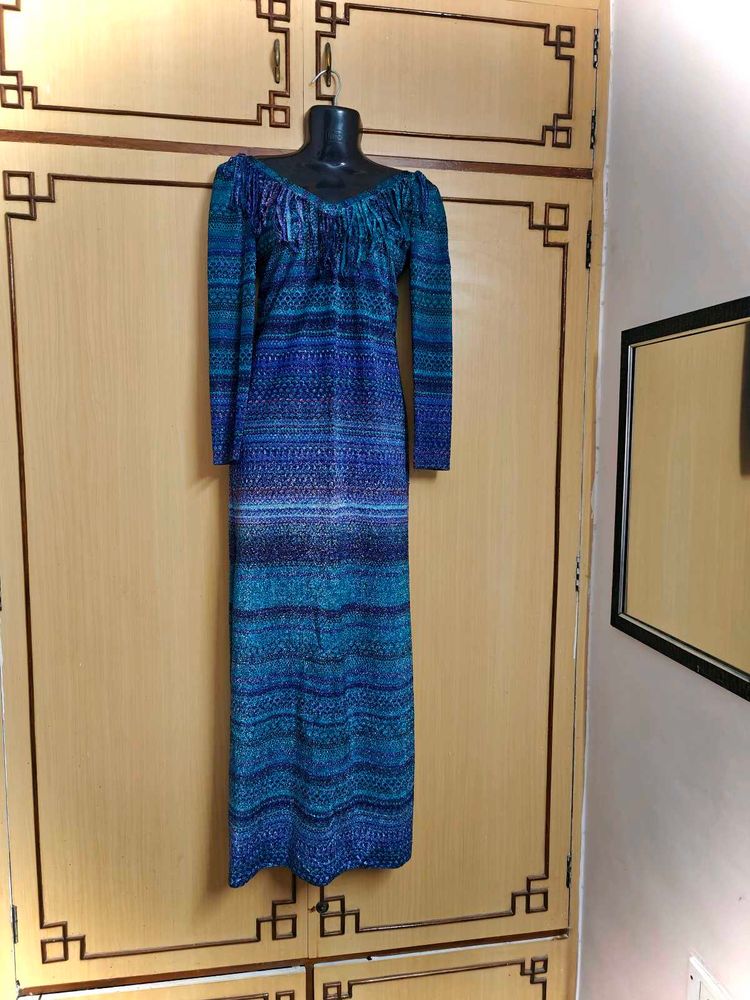 Statement Shimmery Evening Gown