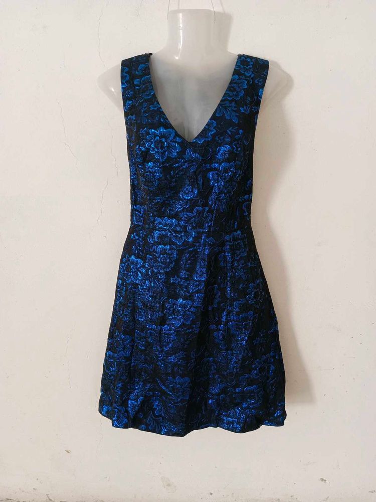 Blue sparkle Mini Dress