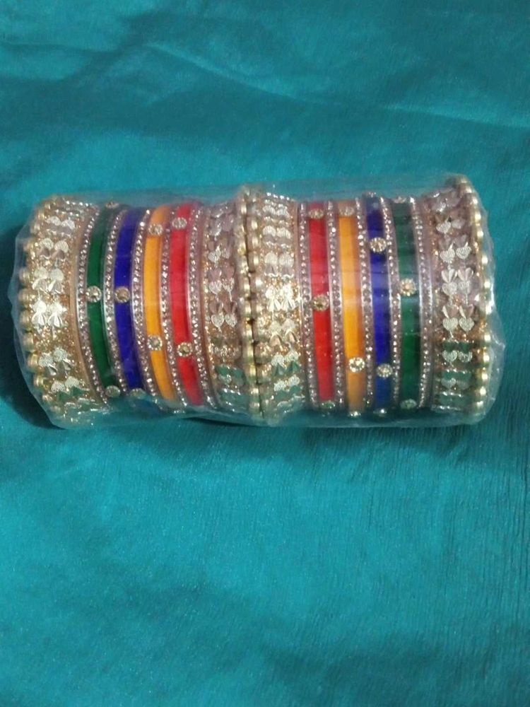 Colorful Bridal Bangle Set