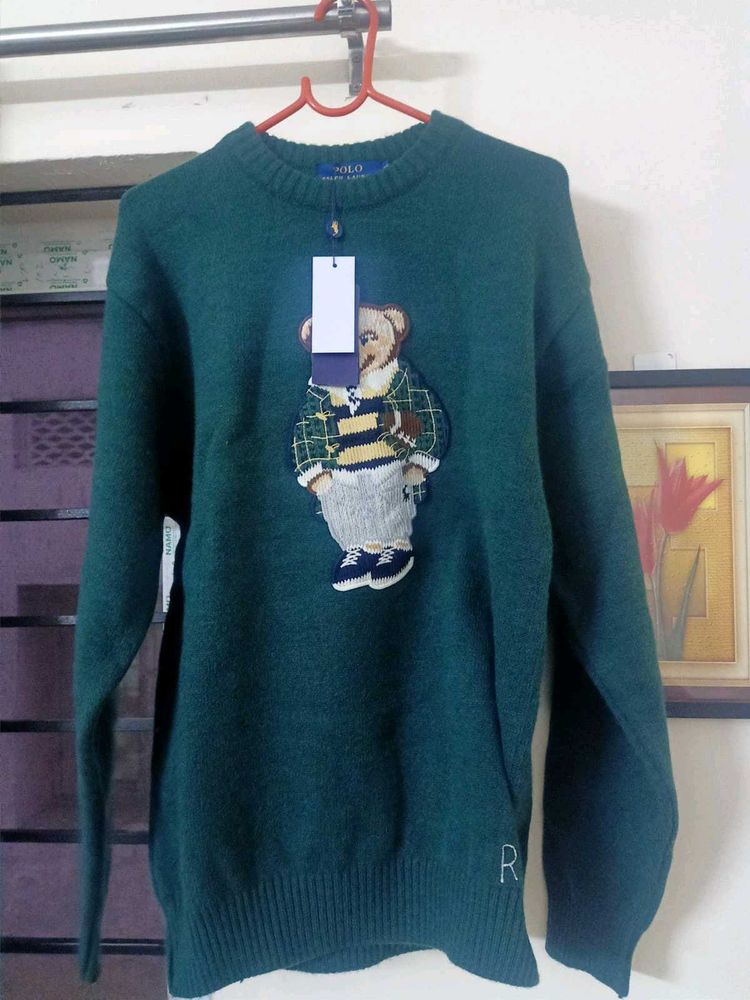 NEW RALPH LAUREN Polo Bear Sweater