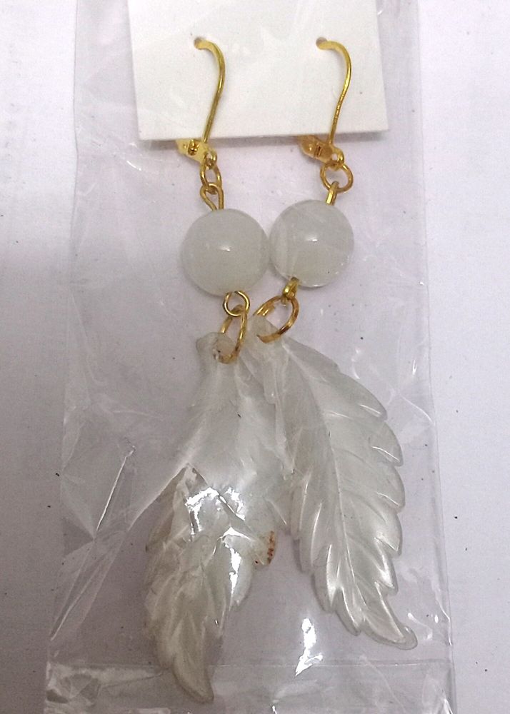 Combo White Leaf Earrings 😍&amp; More