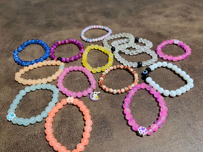 15 piece beads bracelet