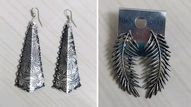 Combo oxidised earrings Pack Of Two
