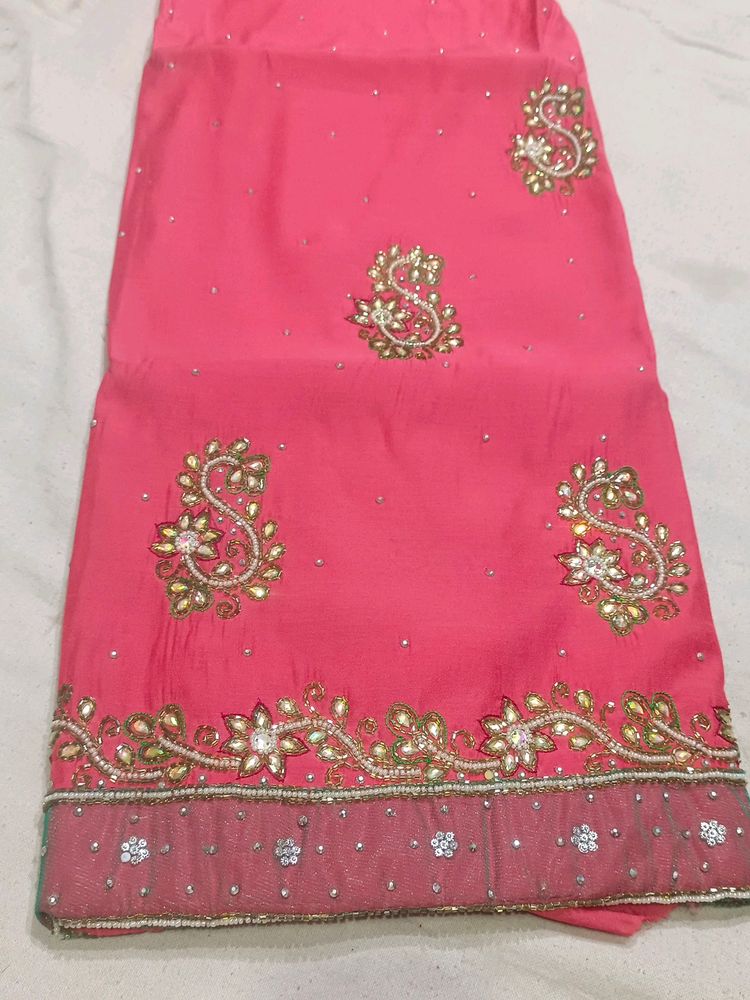 Heavy Duptta Suit Four Side Border