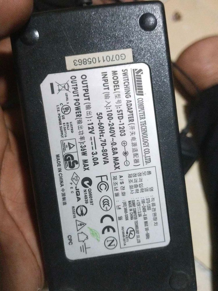 Sunny Computer STD-1203 Switching Adapter