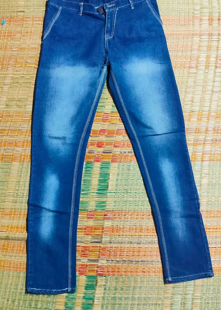 New Men Cotton Jeans (Size : 32&#34;)