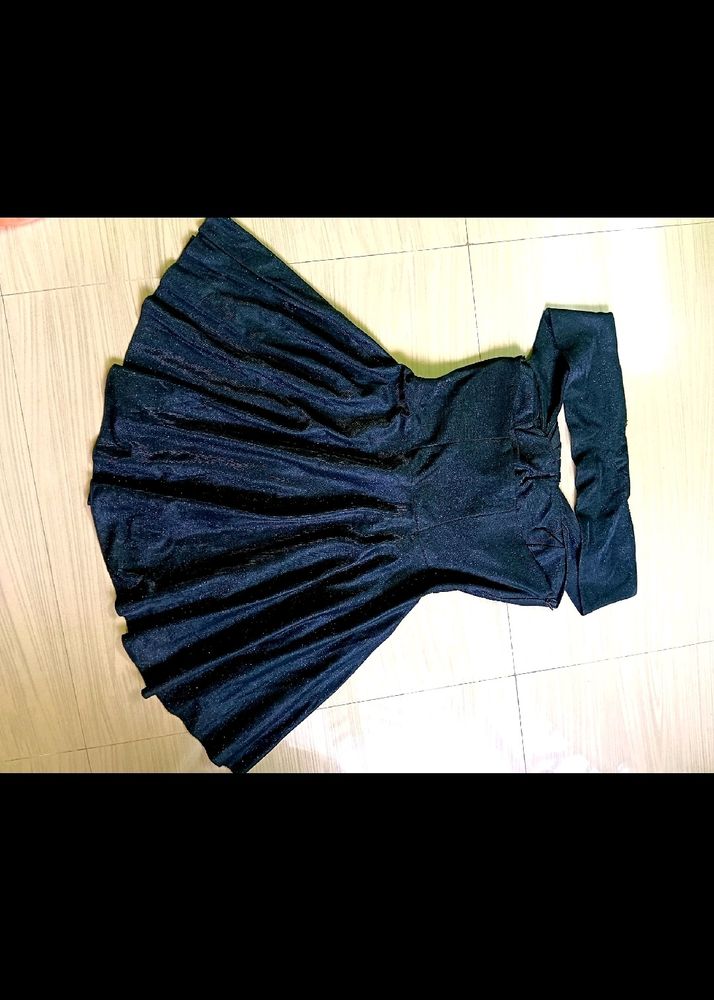 Black Glitter Dress