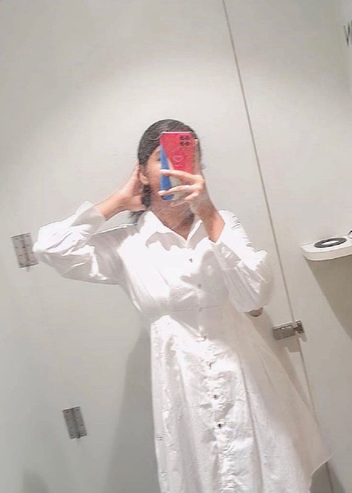 Zudio Black And White Dress