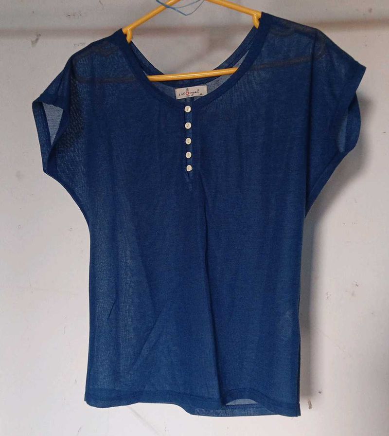 See Through Blue 💙 Top