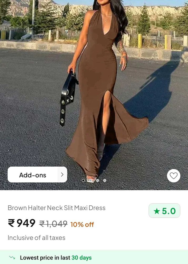 Elegant Halter Maxi Dress