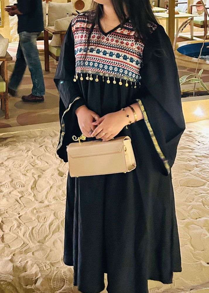 Black Long gown