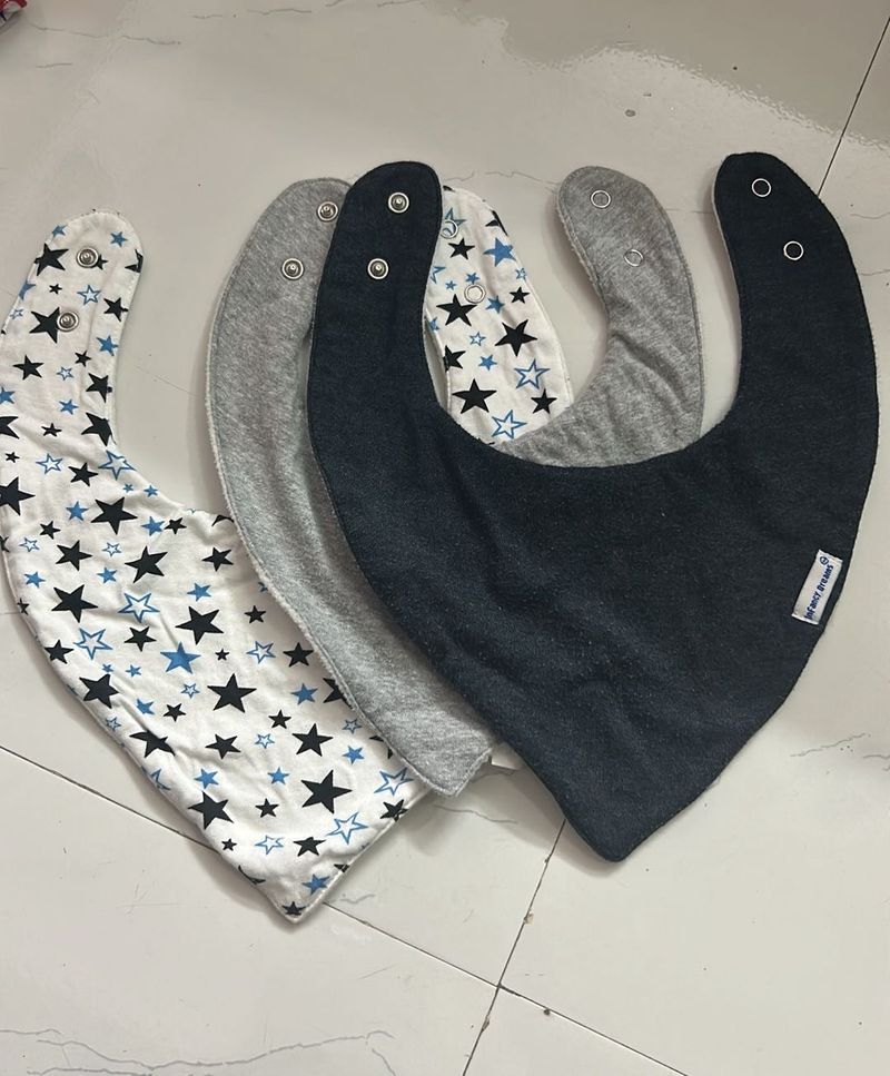 Baby Bibs - Set of 3