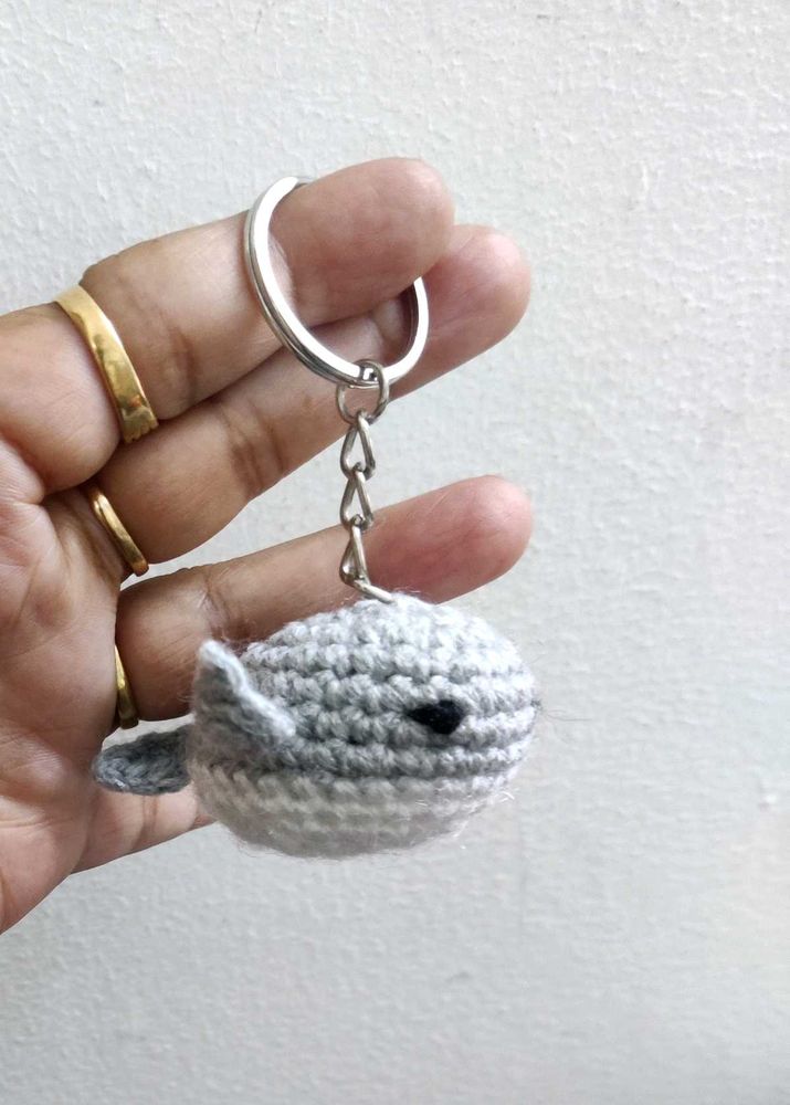 Handmade Mini Whale Keychain🐋(NEW)
