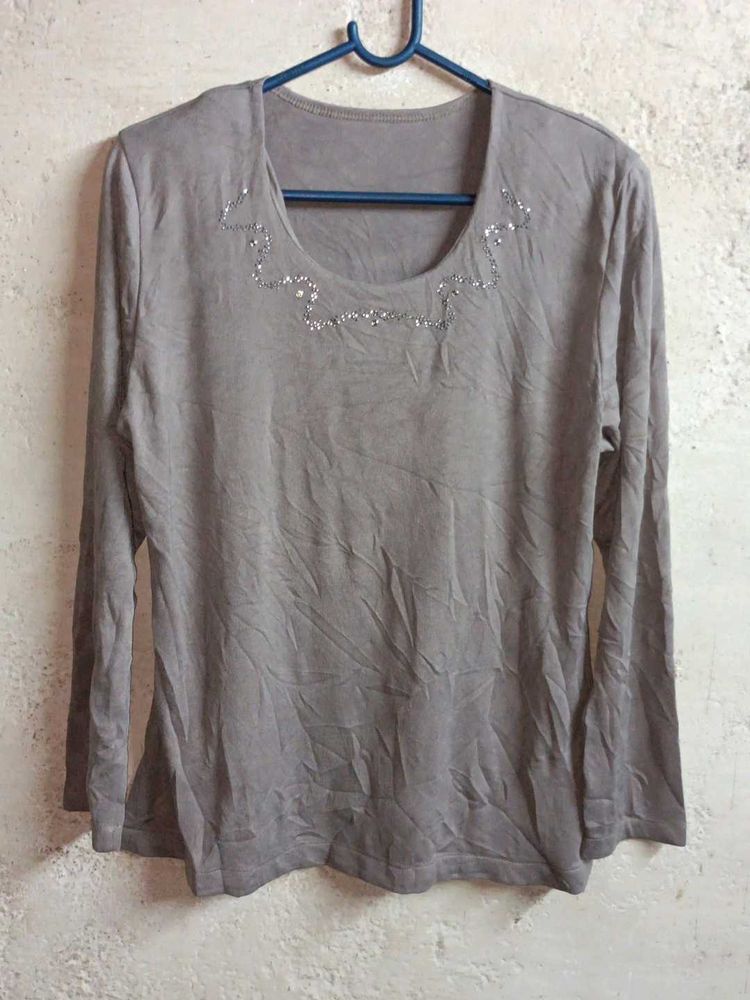 PLUS SIZE Trendy Casual Top Full-sleeve