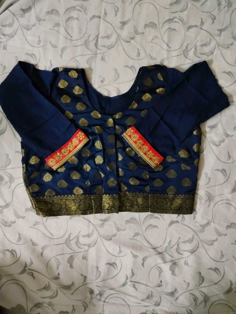 Banarsi Silk Saree In Sea Green Colour