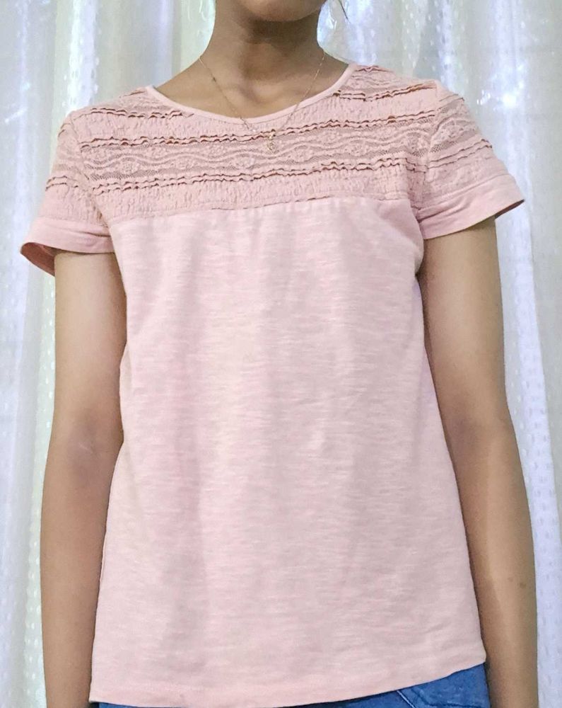 Nude Coloured Western Top