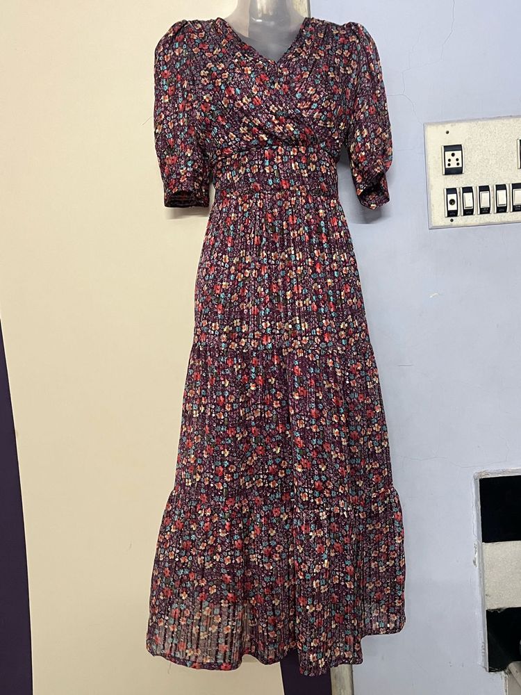 Pintrest Floral Long Dress