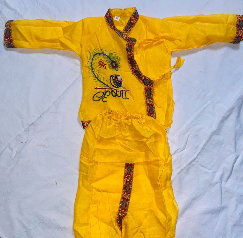 Krishna Style Dress for Janmashtmi Special