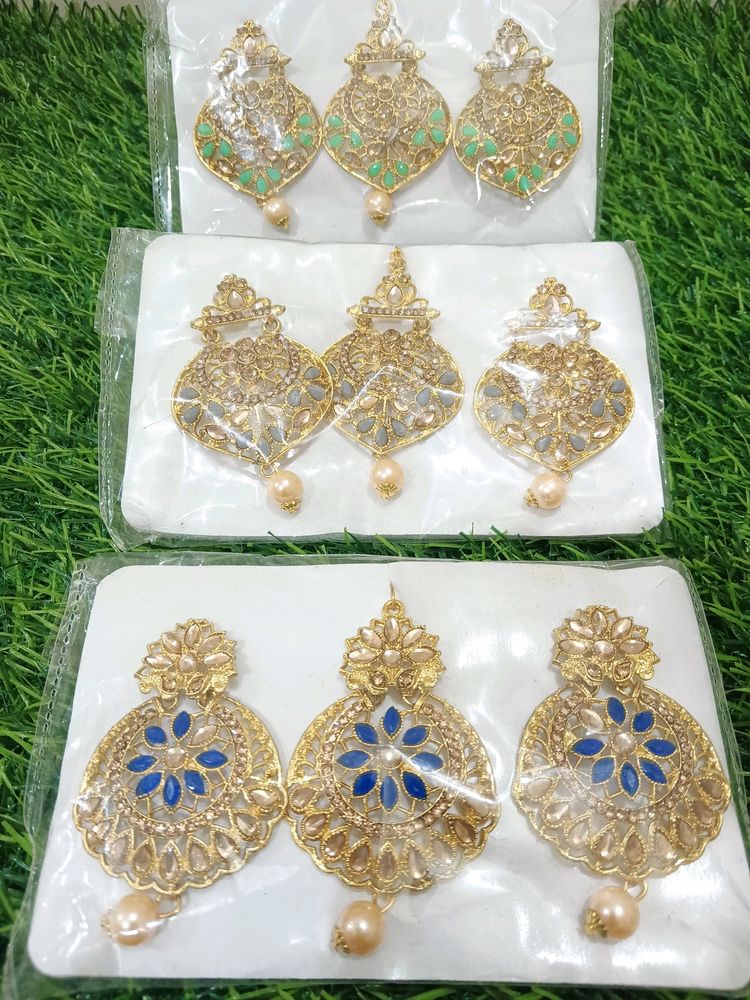 Combo Of 4Earing+ Mang Tikka