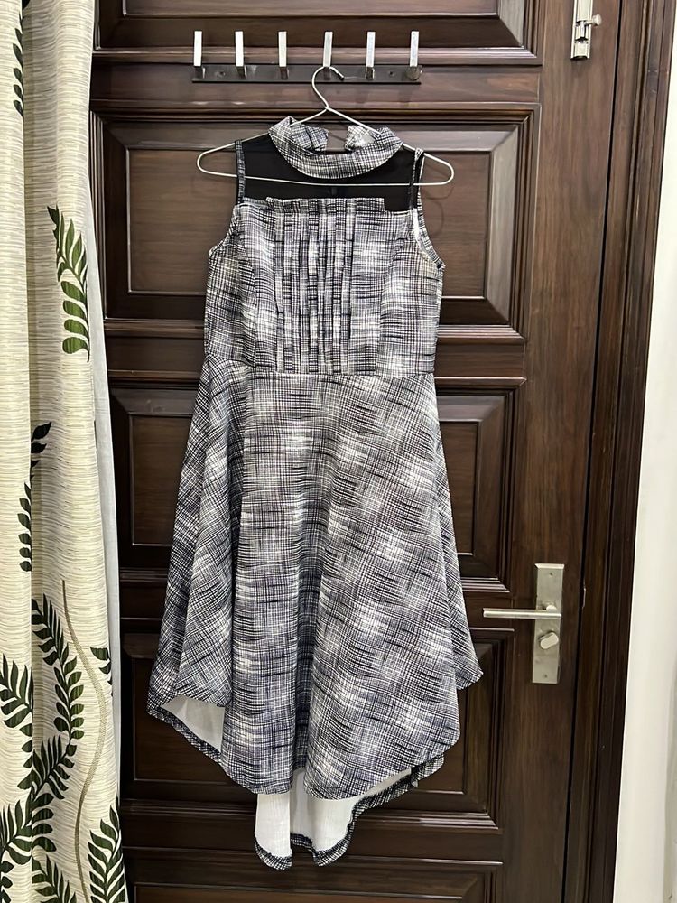Plaid Fit &amp; Flare Dress