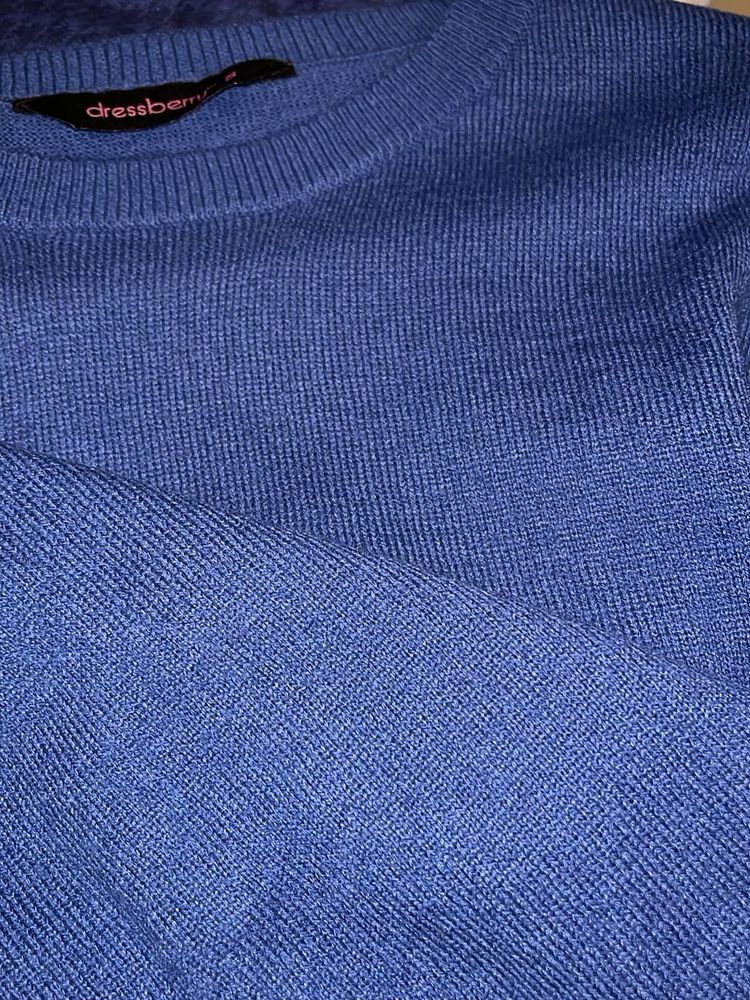 Blue Crewneck Sweater
