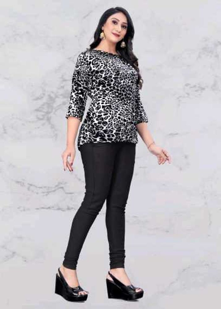 Stylish Animal Print Top