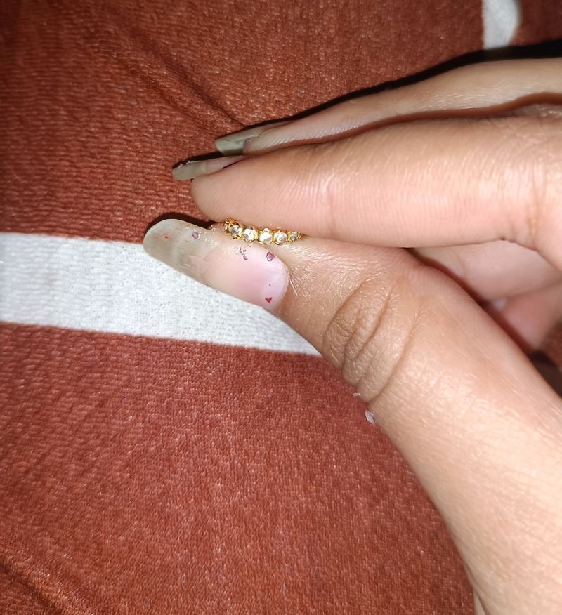 Nose Ring Real Gold Nose Pin For Women.      No Return No Exchange 👍