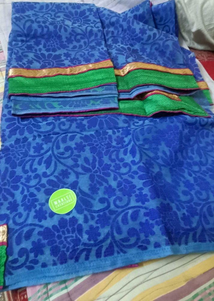 Blue Saree