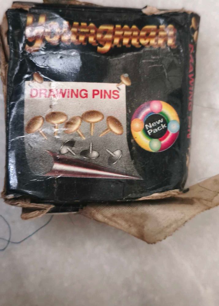Vintage Hangman Drawing Pins - 150 Quantity