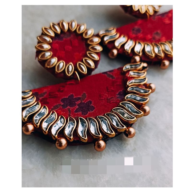 Red Kudan Earrings ♥️