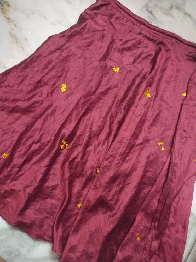 Satin Skirt