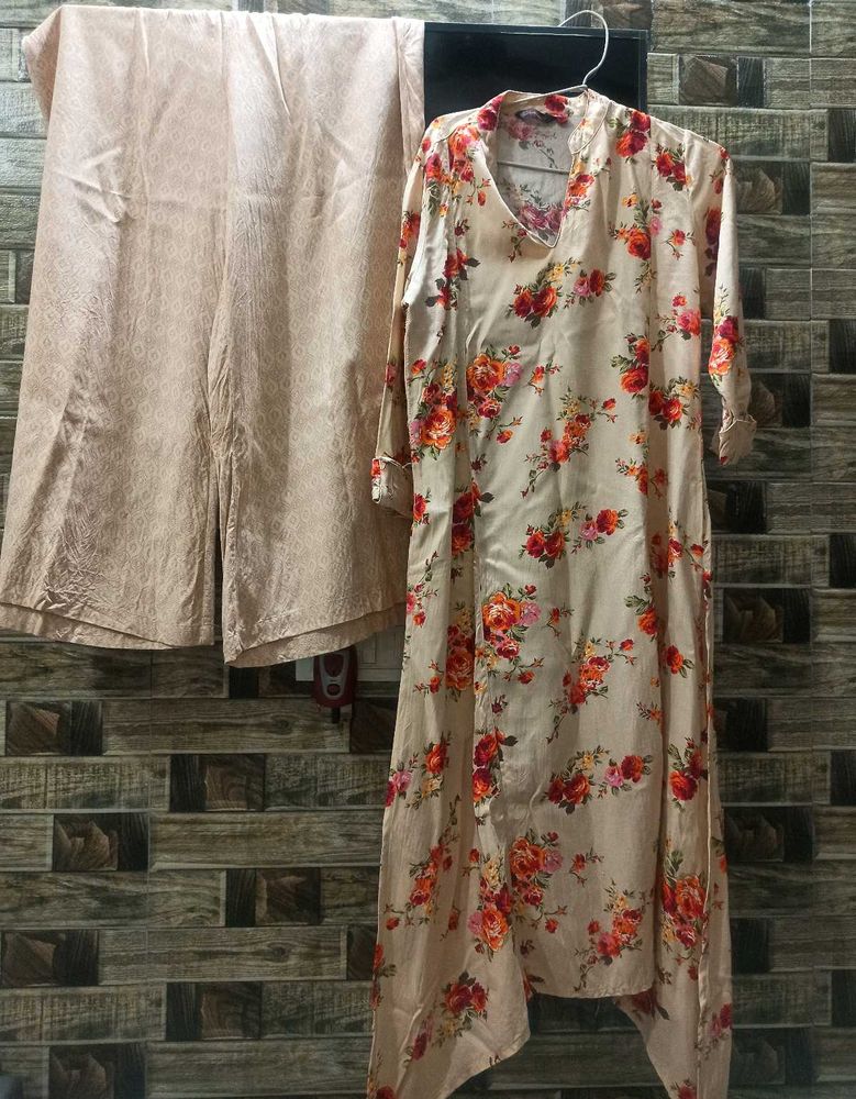 Vishudh Brand (M) Kurta Plazo Set ( Not Used)