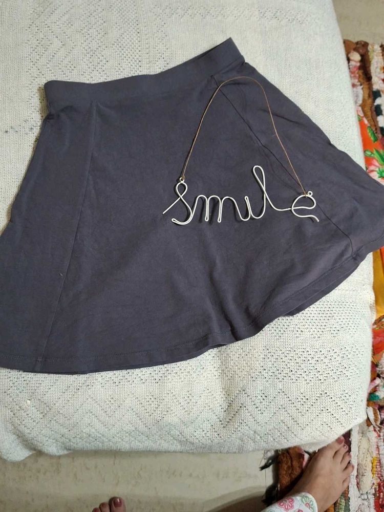 Cute Grey H&amp;m Skirt