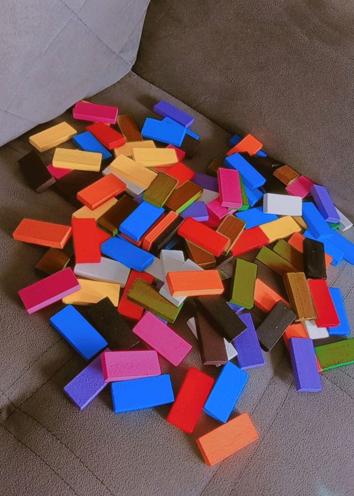 Jinga Game Colourful 120 Pieces  2 Jhinga Game Banaa Sakta Hai