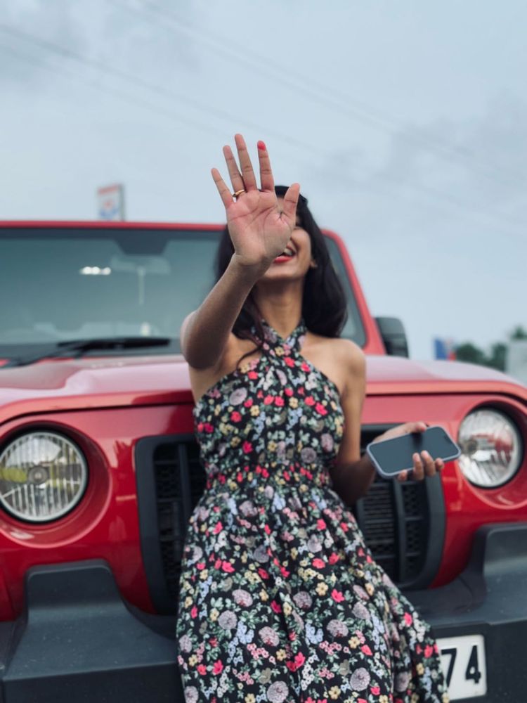 Maxi floral dress