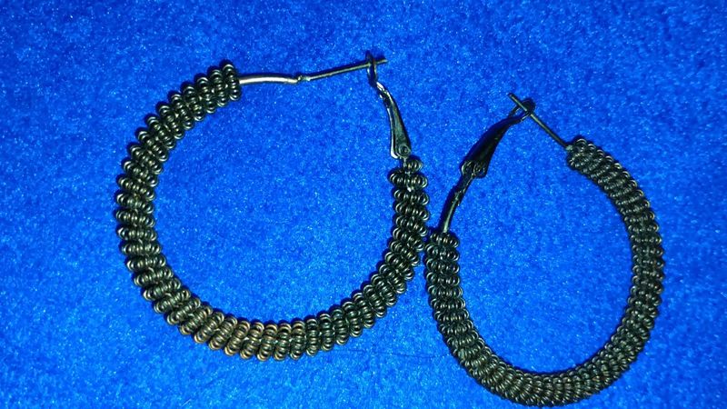 Woven Hoop Earrings