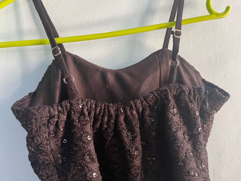 Sequin Detail Party Dress