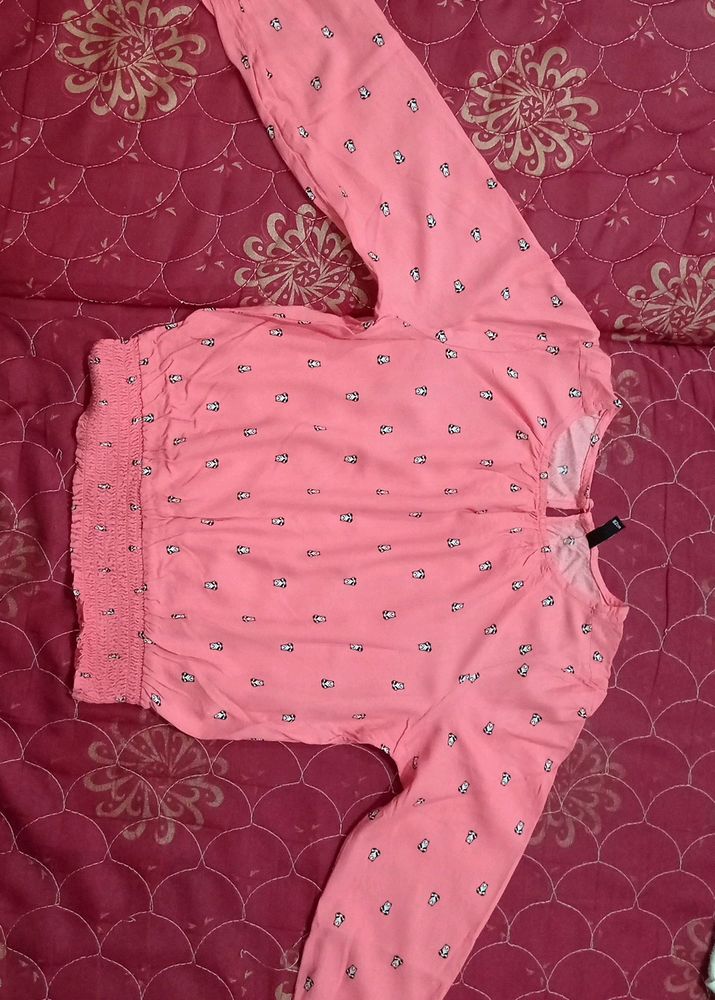 Light Red Coloured Top