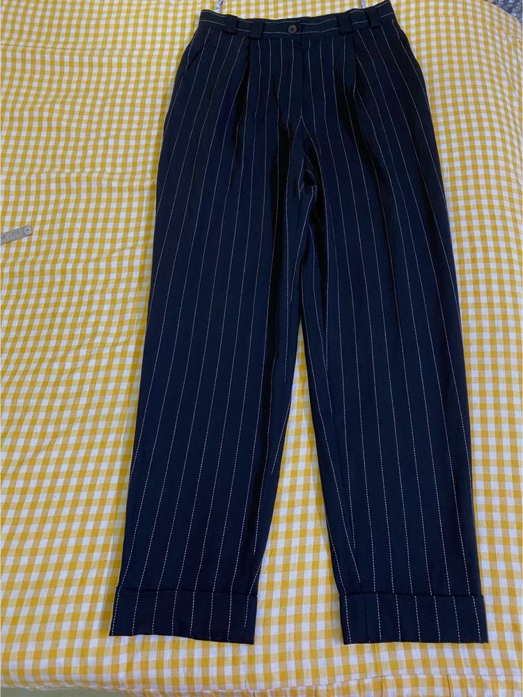 High rise Striped Trousers Waist 30
