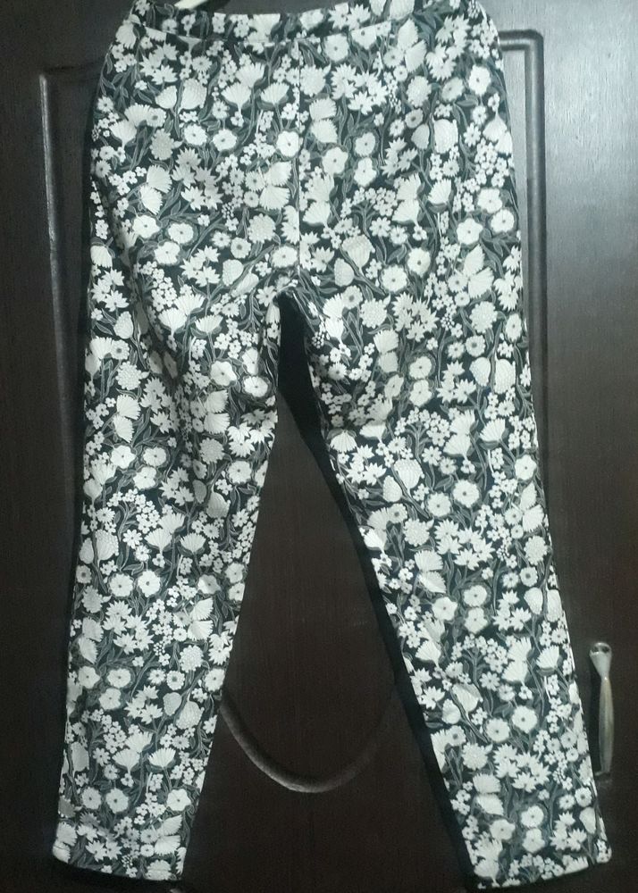 Floral Printed Trousers