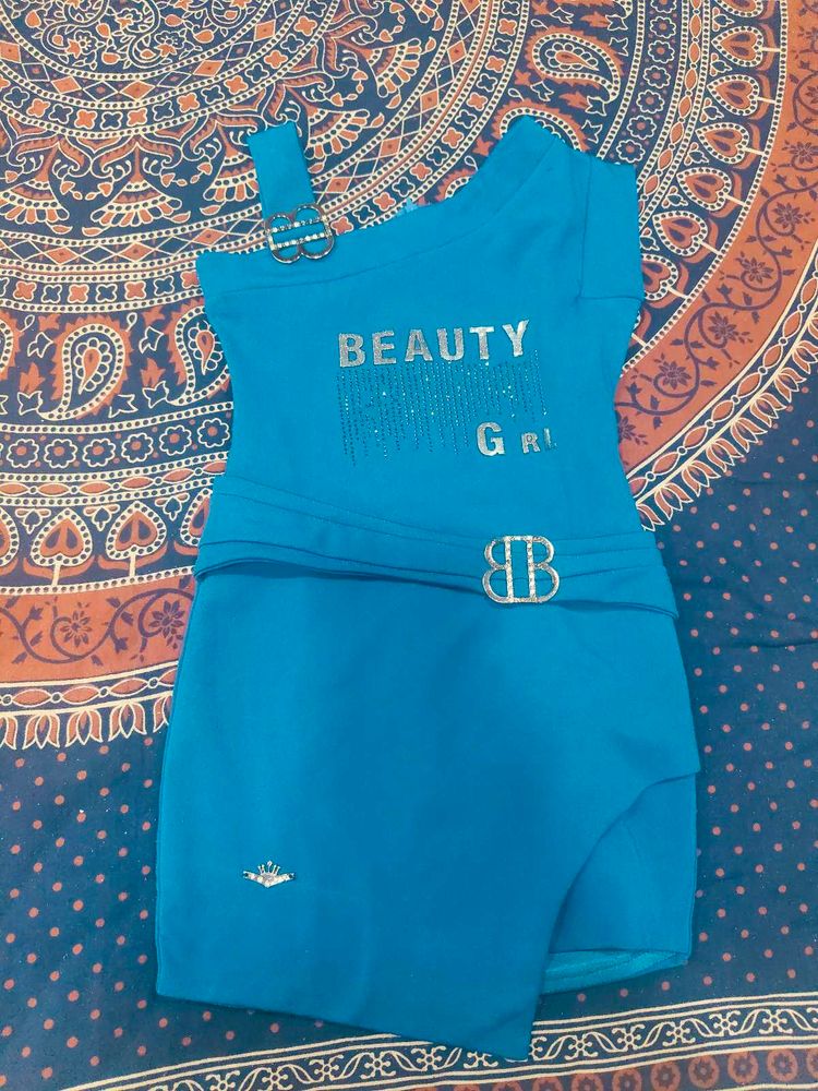 Blue Mini Dress