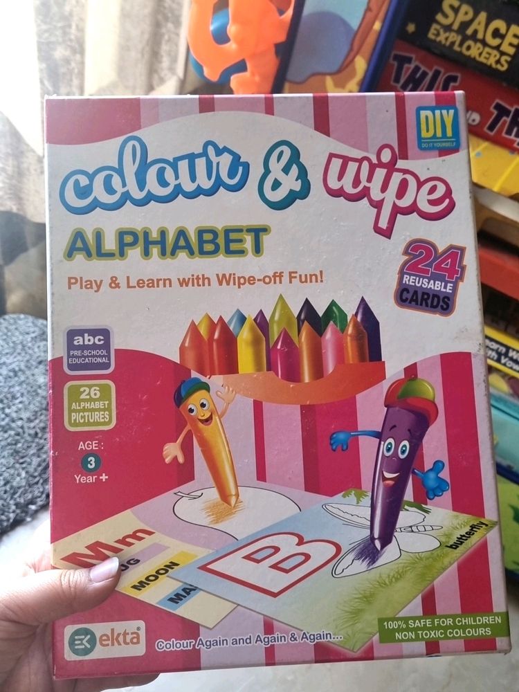 UNIQUE COLOUR AND WIPE CARDS!!