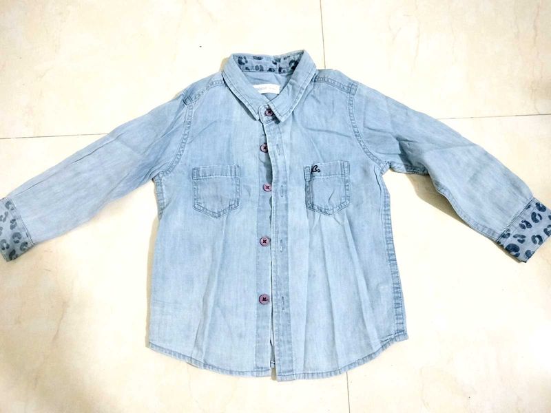 Babyoye  Boys Denim Shirt