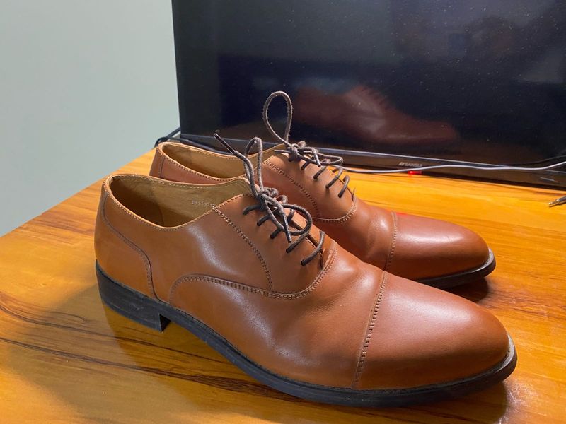 Woods Formal Oxford Tan Shoes