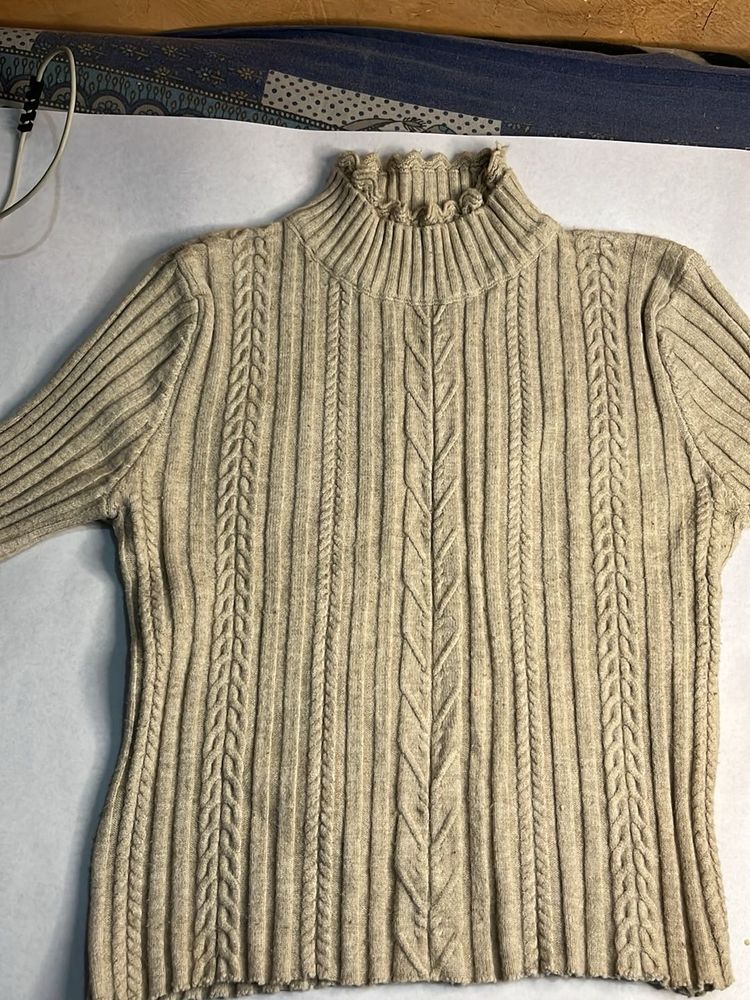 Elegant Knit Turtleneck Top