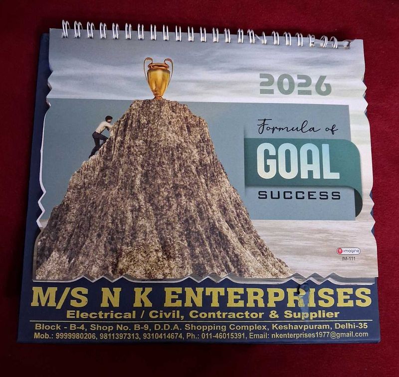 2026 Goal Success Calendar