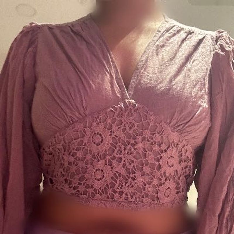 Bombay Paisley Crop Top From Westside