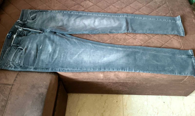 Gray Slim Fit Jeans